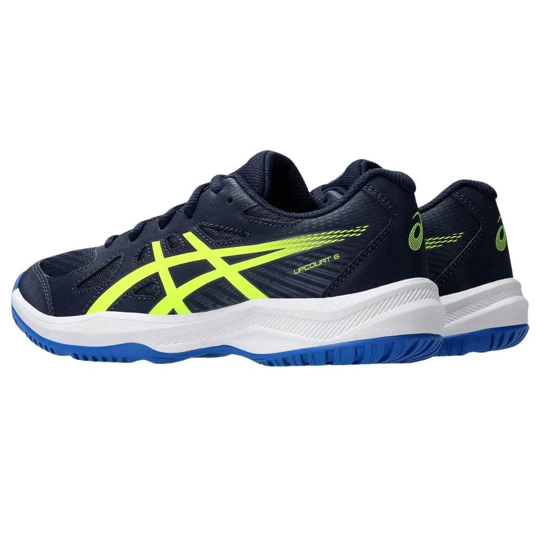 Asics Upcourt 6 GS Midnight/Safety Yellow – Bild 4