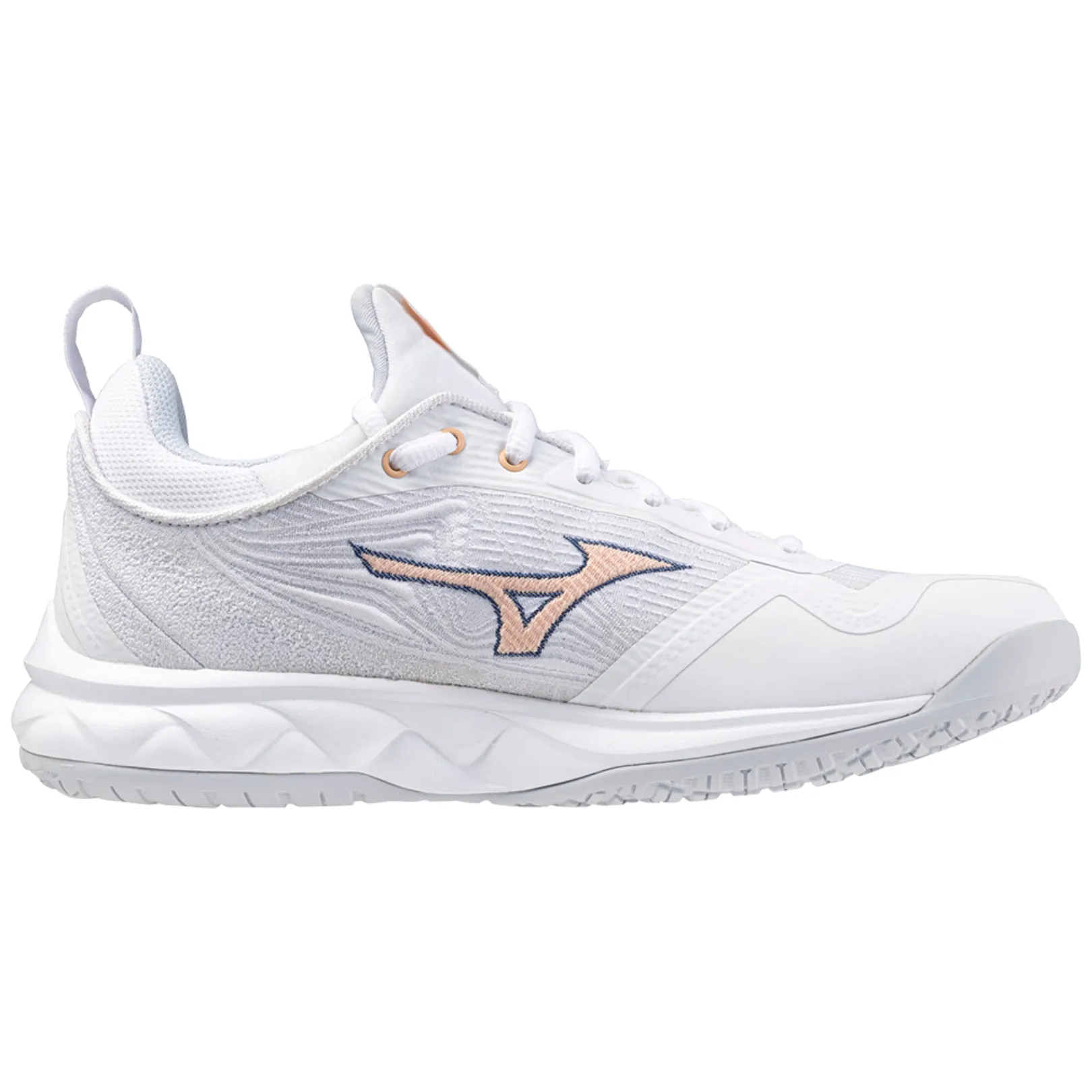 Mizuno Wave Luminous 2 Women White/Navy Peony – Bild 2